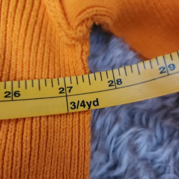 Free People Easy Street Crop Pullover Sweater‎ Orange - Picture 9 of 11